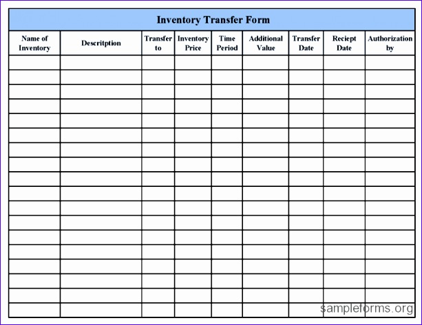 7 inventory form template 613473