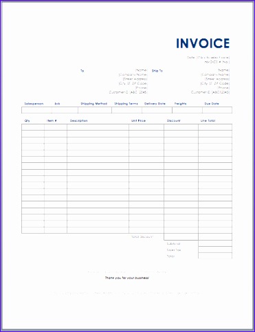 publisher invoice template 1271 371483