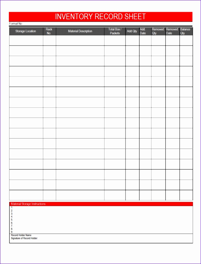 equipment inventory template 2 681892
