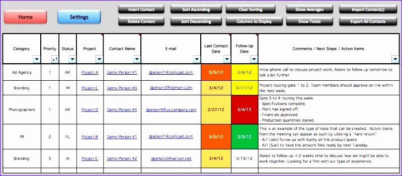 multiple project management tracking templates