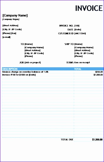 financial charge invoice reports 1230