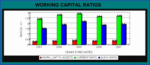 financial forecasts working capital ratios 502220