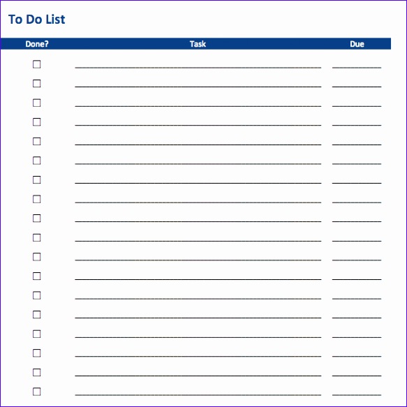 project to do list office templates