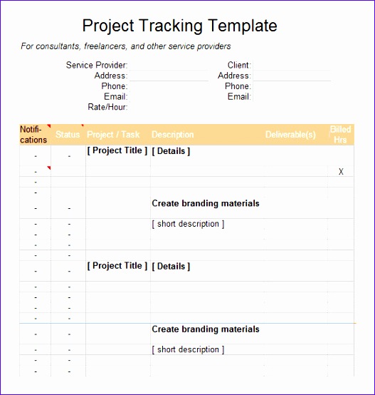excel tracking template 527554