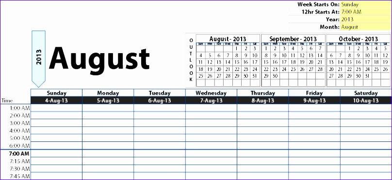 time agenda 808373