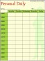 8 Hourly Schedule Excel Template