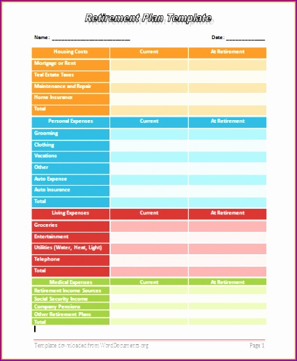 7 bud plan template 426517