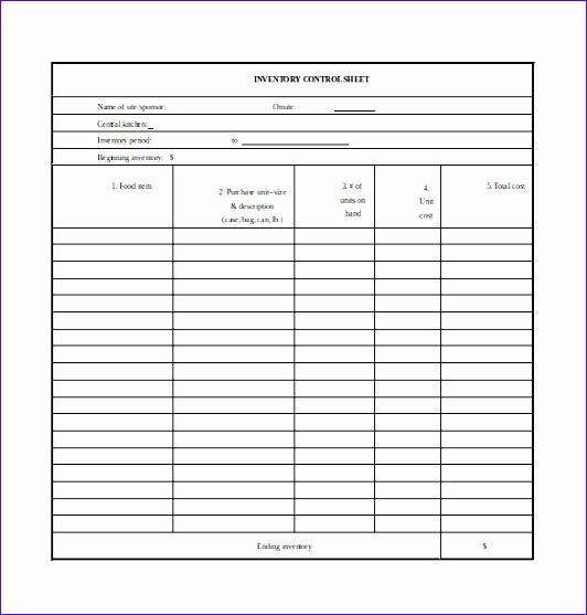 inventory spreadsheet template 532557