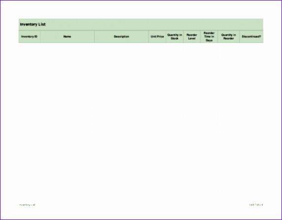 inventory list excel spreadsheet template sample 573448