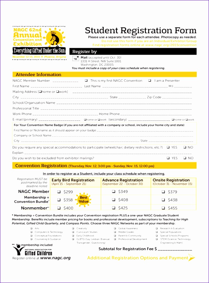 student registration form 698942