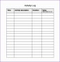 6 issue Log Excel Template
