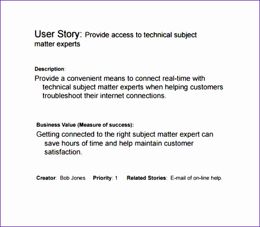 user story template 527460