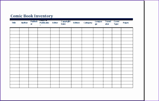 ic book inventory template at emplates 7e088