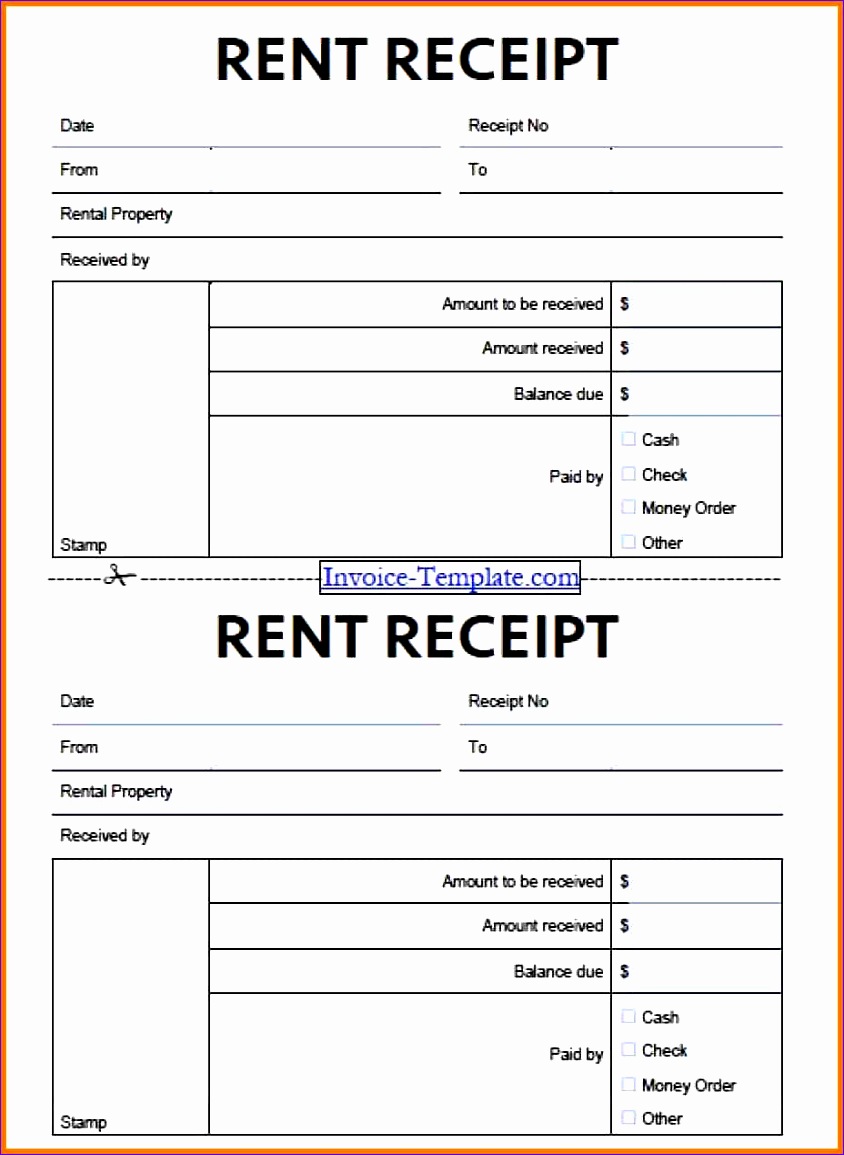 8 rent bill template 8441155