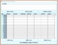 6  Microsoft Excel Employee Schedule Template