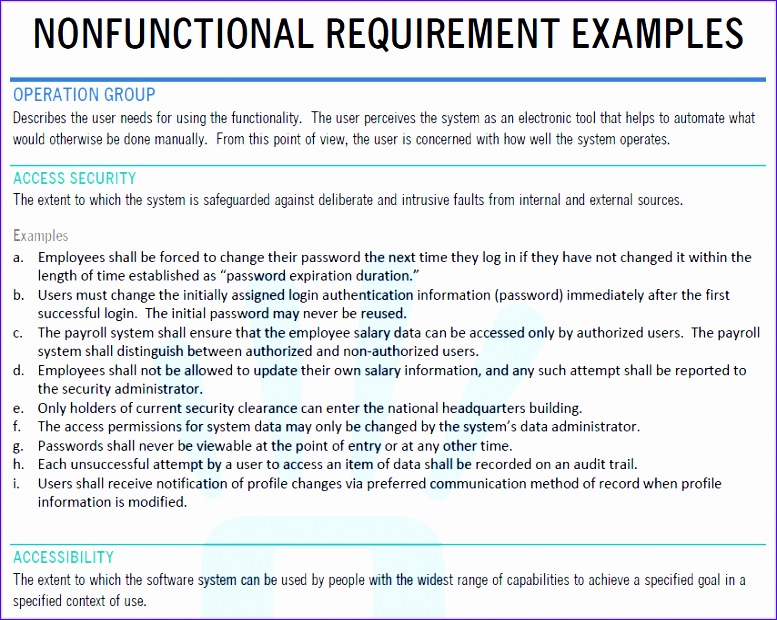 nonfunctional requirement examples 777620