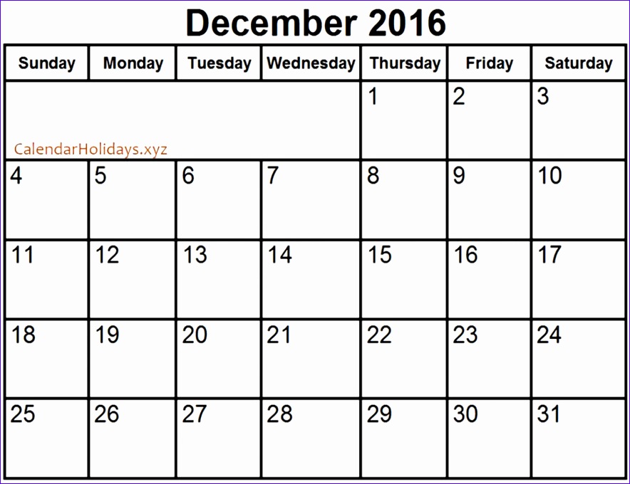 december 2014 calendar template 884680