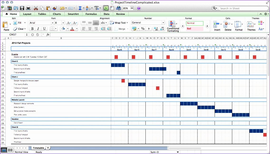 excel template for project timeline 697 1136647