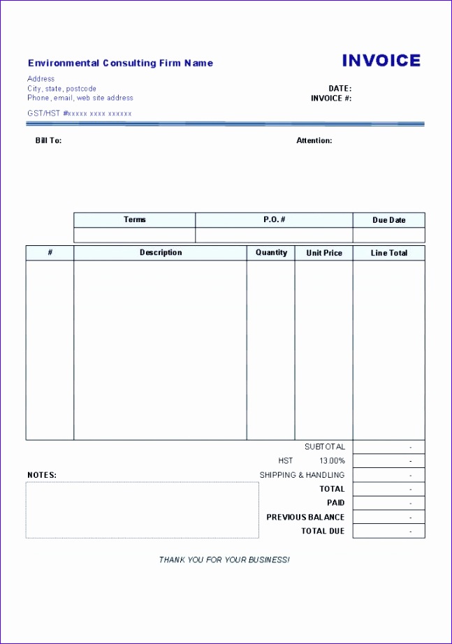 microsoft word consulting service invoice template 2015