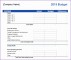 10 Monthly Budget Excel Template