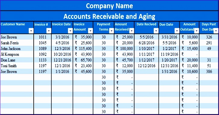 blank cash book template for business 728384