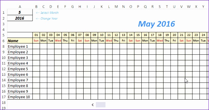 leave tracker excel template 2016 1454 680360