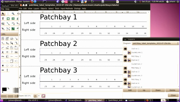 patchbay labeling excel 3 582331