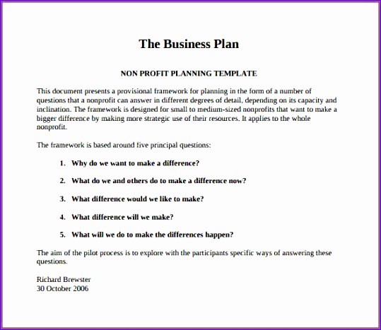 business plan sample pdf