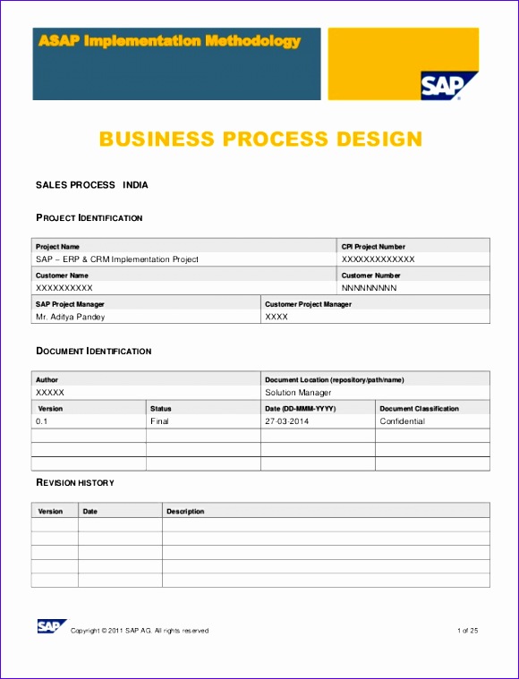 sap sd business blue print e1 sales template 580759