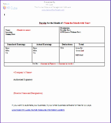 salary slip template41 excellent salary slip payslip template examples 445490