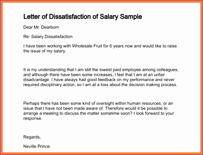 6 salary increase justification letter