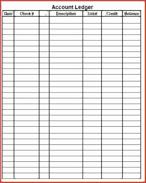 5 accounting ledger template 475594