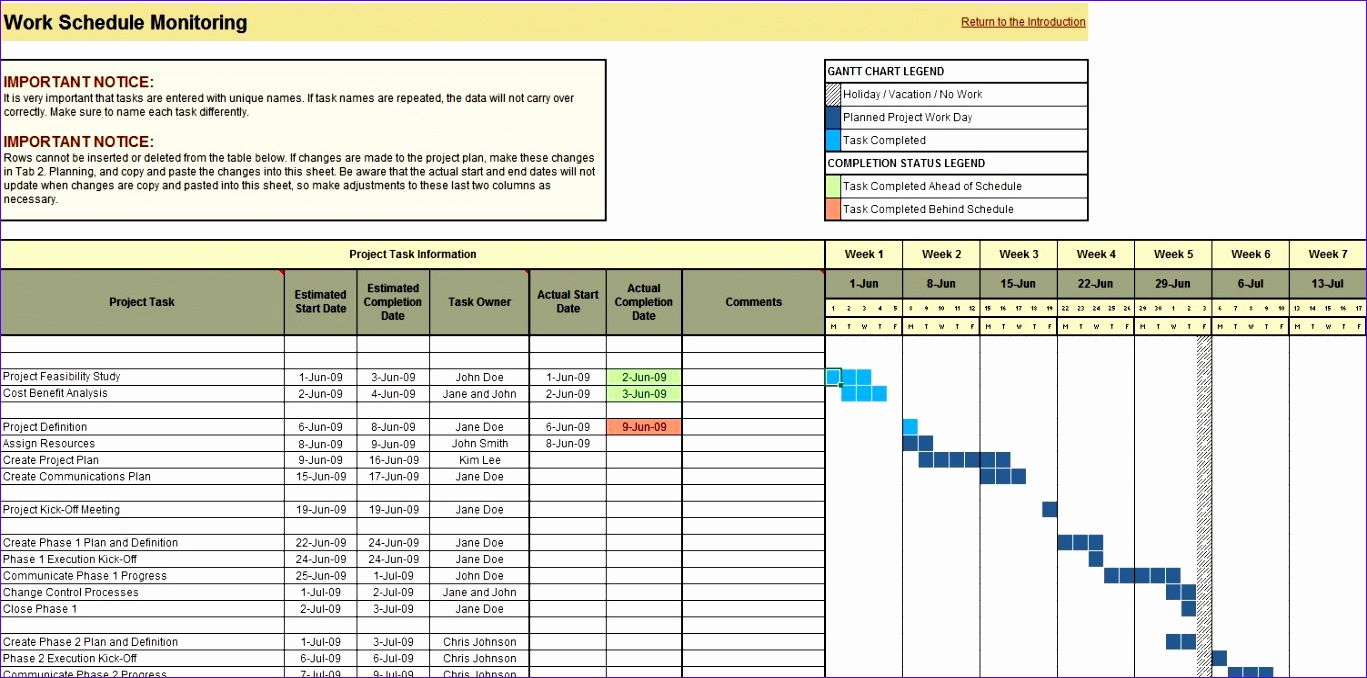 project planning scheduling and monitoring excel tool 1367678