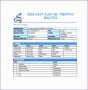 5  Project Meeting Minutes Template Excel