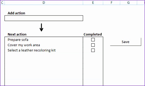 excel template ting things done vba 498298