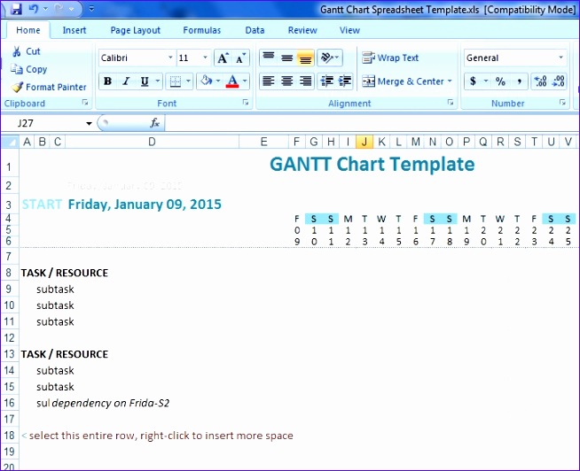 microsoft word gantt chart template for project planning 654532