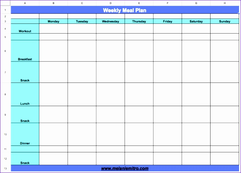 how to create a meal plan for your week 790568