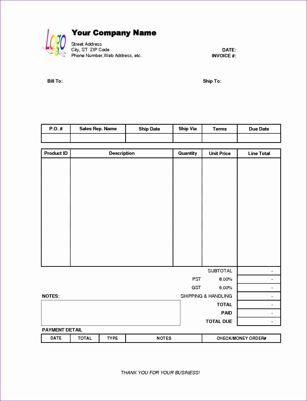 paid invoice receipt template 11601518