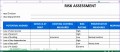 10 Risk assessment Excel Template