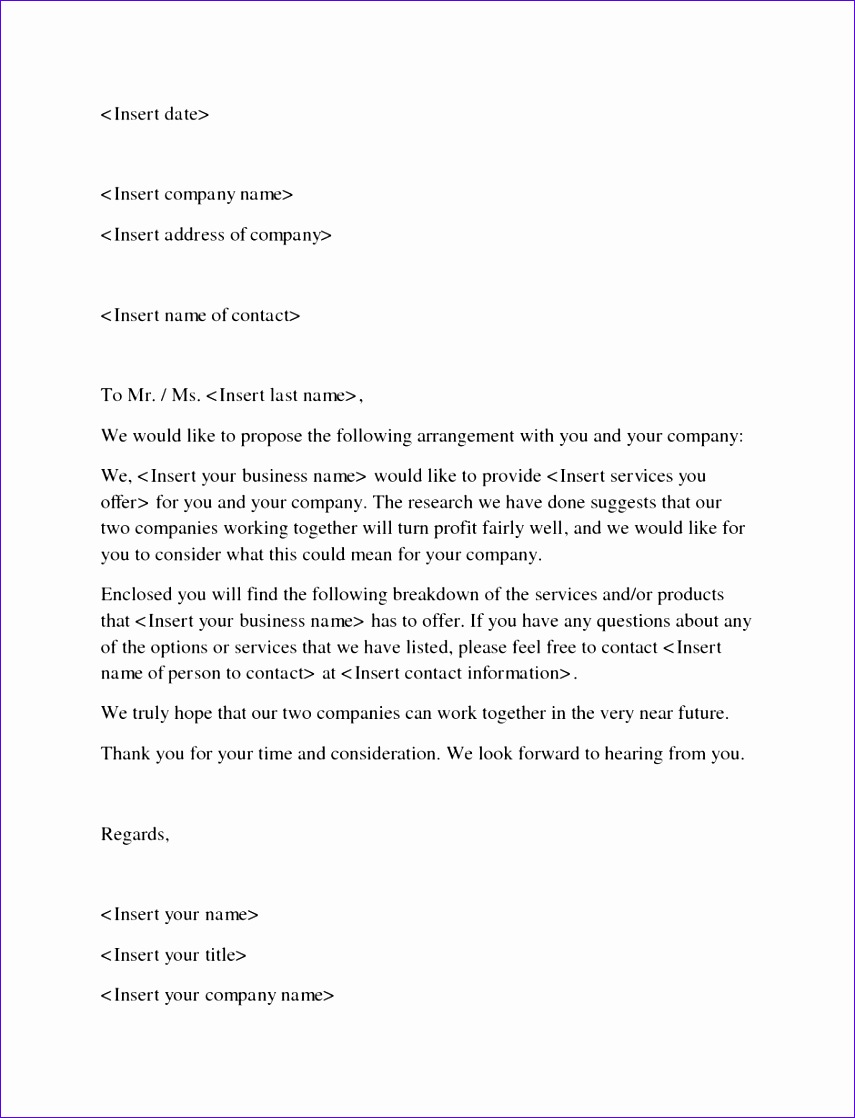 business proposal sample letters 8551118