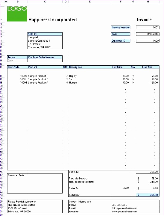 blue jeans invoice template 548721