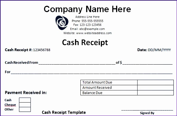 receipt templates 592388