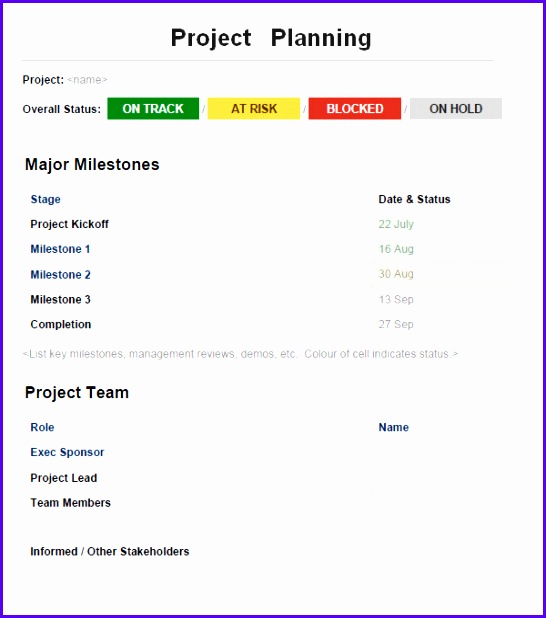 Project Planning Template 4 Free Download For Word Excel Pdf