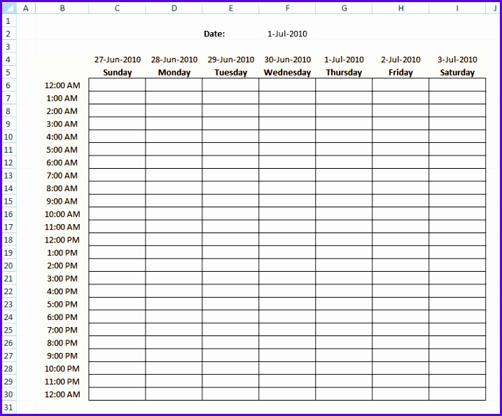 weekly schedule1 717594