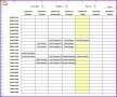 10 Excel Weekly Calendar Template