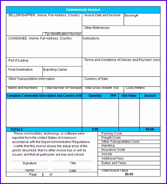 11 mercial Invoice Templates Download Free Documents In Word 546603