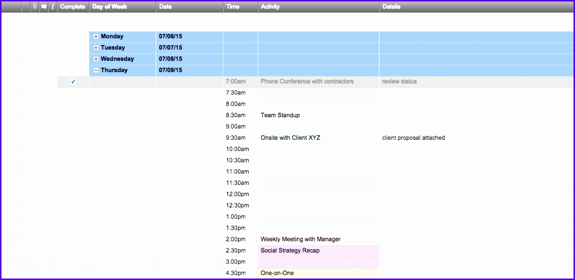7 WeeklyScheduleTemplatesSmartsheet EN These weekly schedule templates 1172571