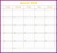 8 Month Calendar Template Excel