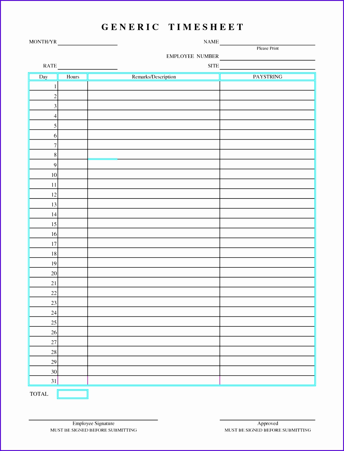 Monthly Timesheet Template Excel Excel Time Clock Template Free Excel Time Study Template Employee Tracking Excel
