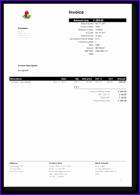 How To Create Your Own Uk Invoice Template 455633